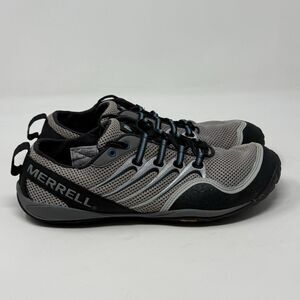 Merrell Trail Glove Shoes Mens 10 Black Barefoot Running Minimalist Sneakers